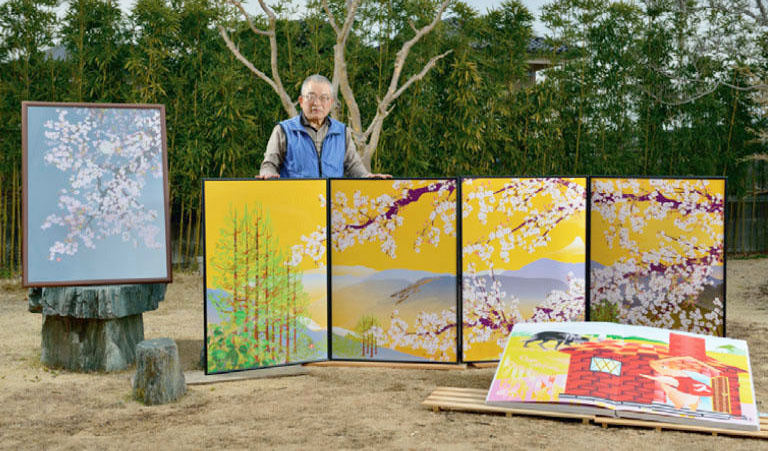 Excel界的米開朗基羅　77歲堀内辰男從門外漢畫到開畫展