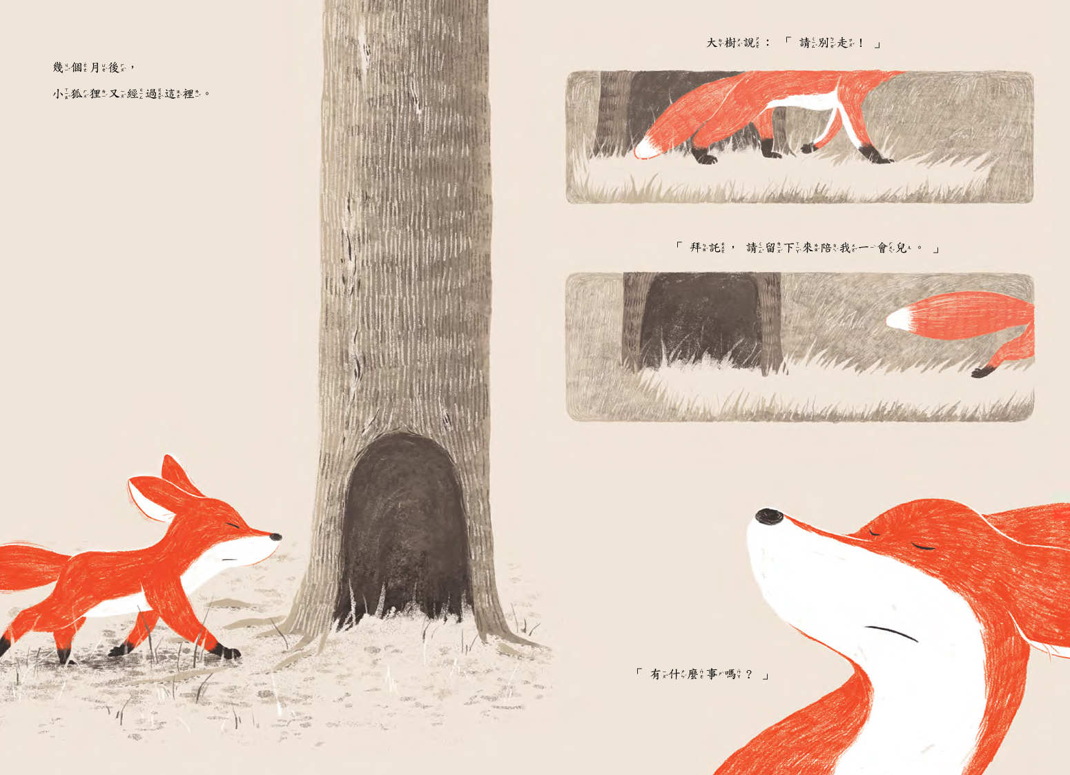 後青春繪本館｜只是同在：看《狐狸與樹》中的愛與陪伴