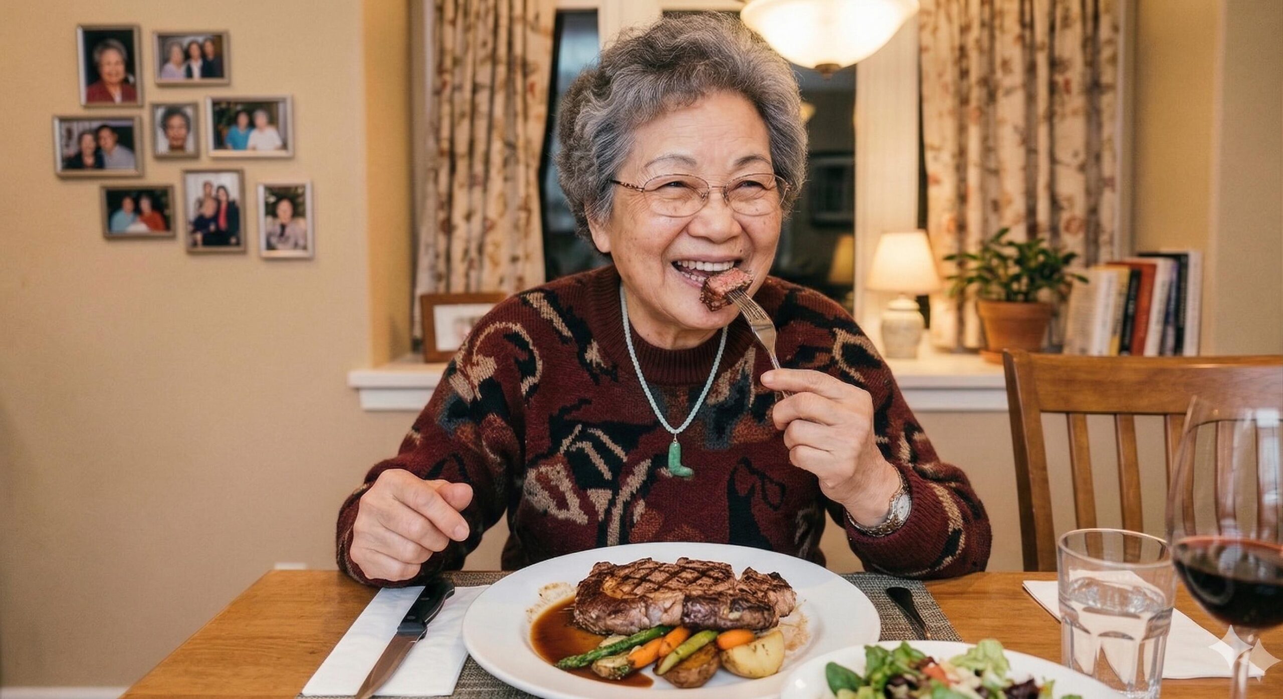 告別「無牙餐」！這塊牛排我阿嬤用牙齦就能吃掉
