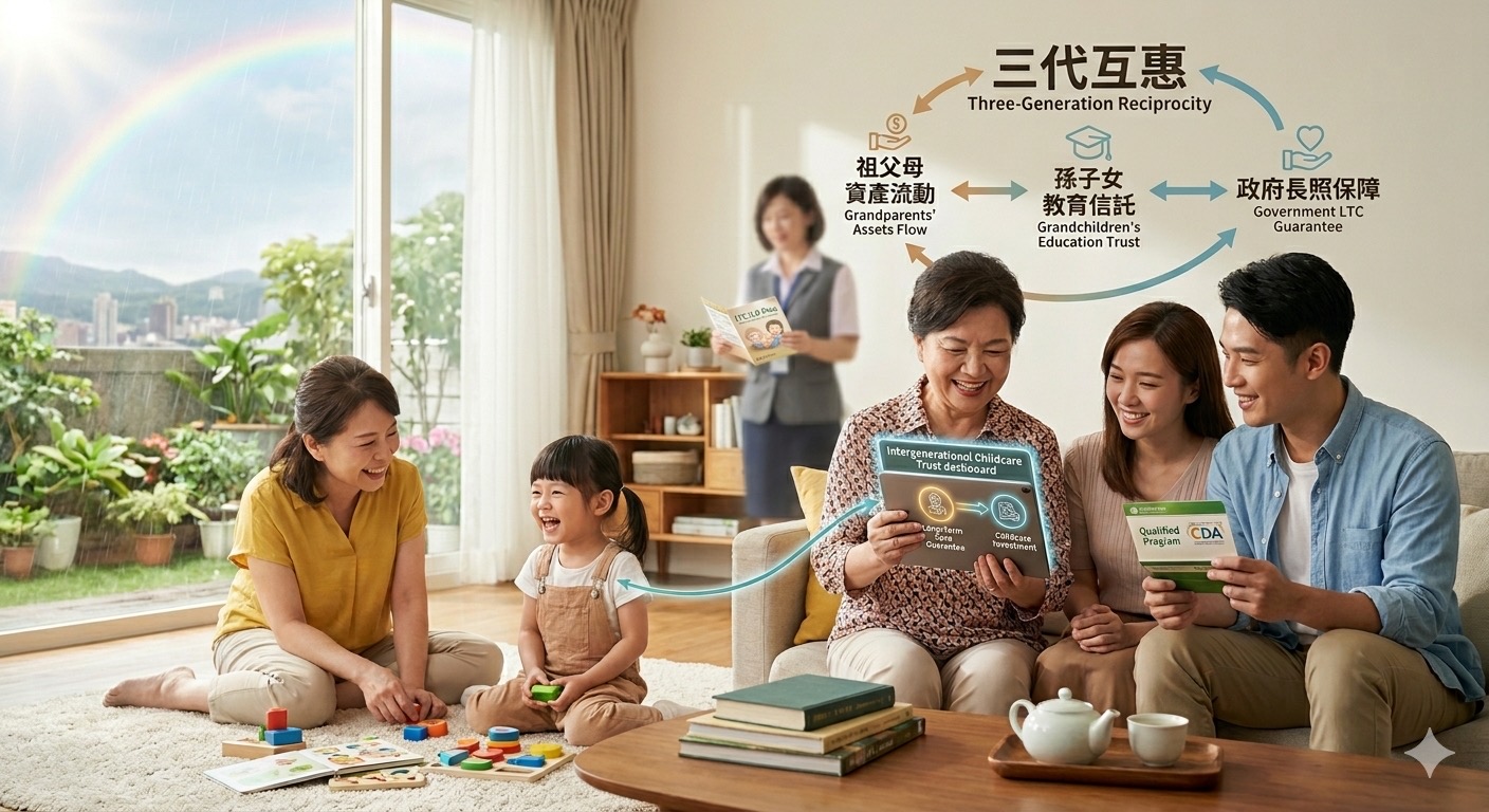 【壯世代理想國】讓台灣成為第一個「三代互惠」的國家