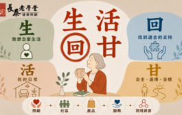「生活回甘」，讓生活在年齡與能力改變之後，仍然保有自己的滋味